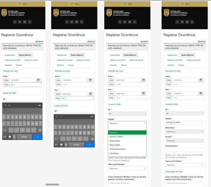 Registrar Ocorrencia