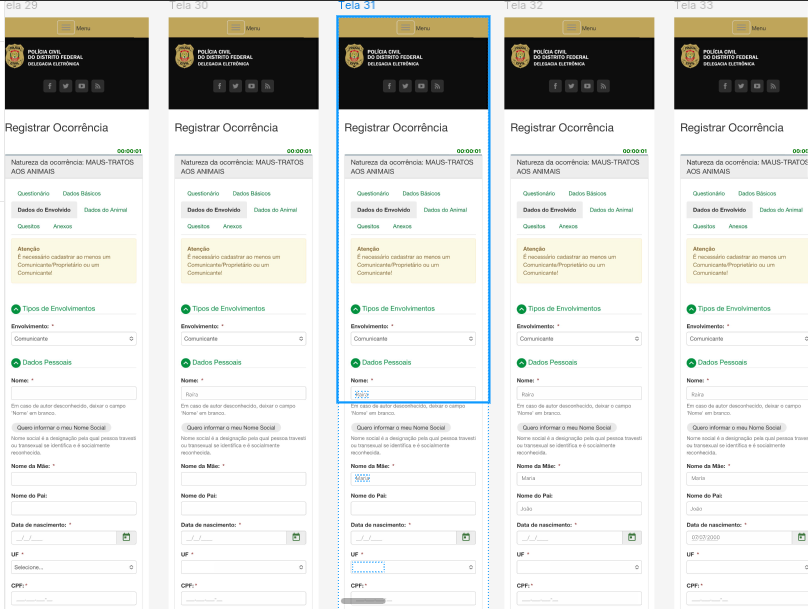 Registrar Ocorrencia