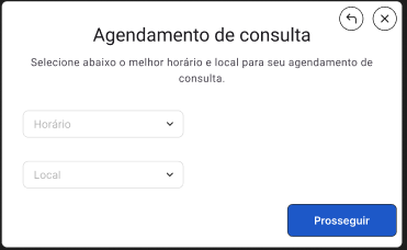 Agendamento consulta