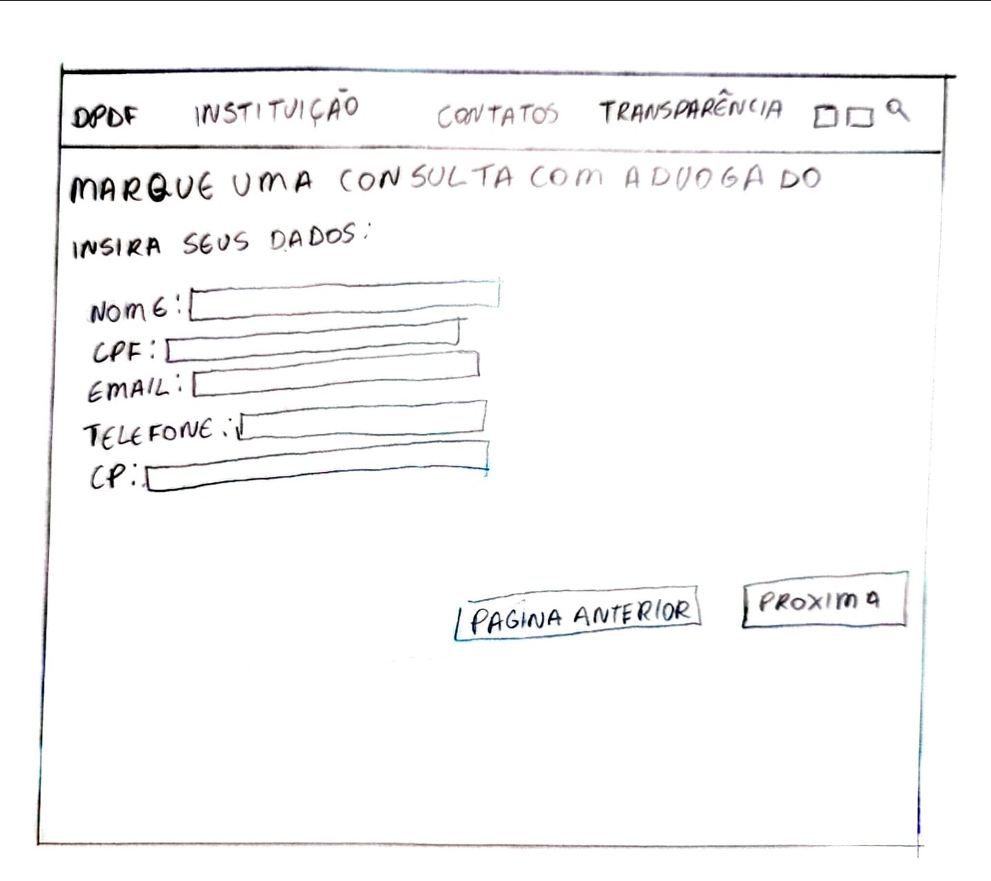 Figura 2 - Inserir Dados