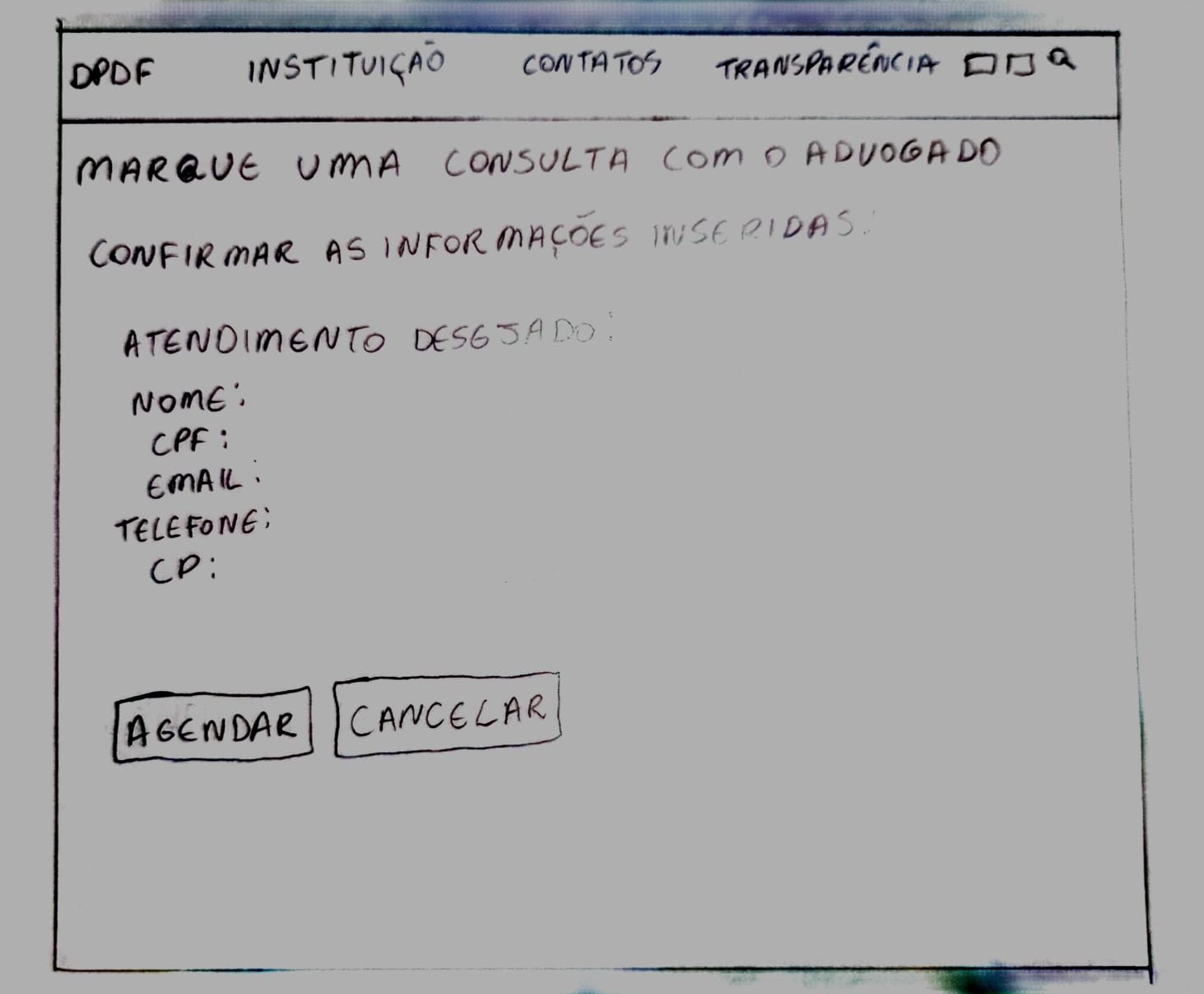 Figura 4 - Concluir Agendamento