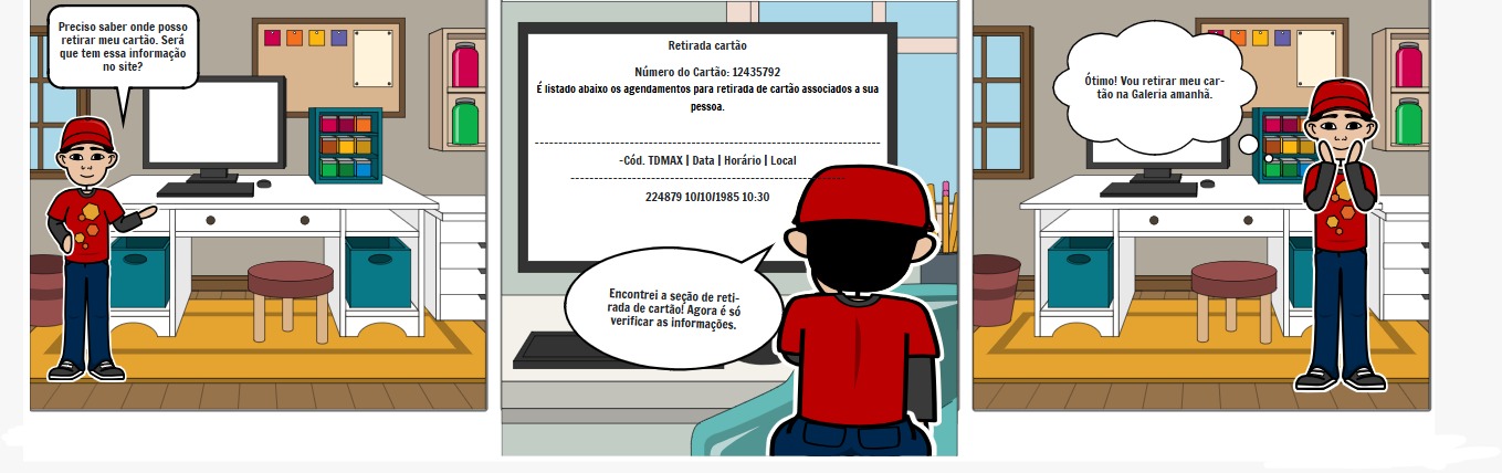 Figura 3 - Storyboard Retirada do Cartão