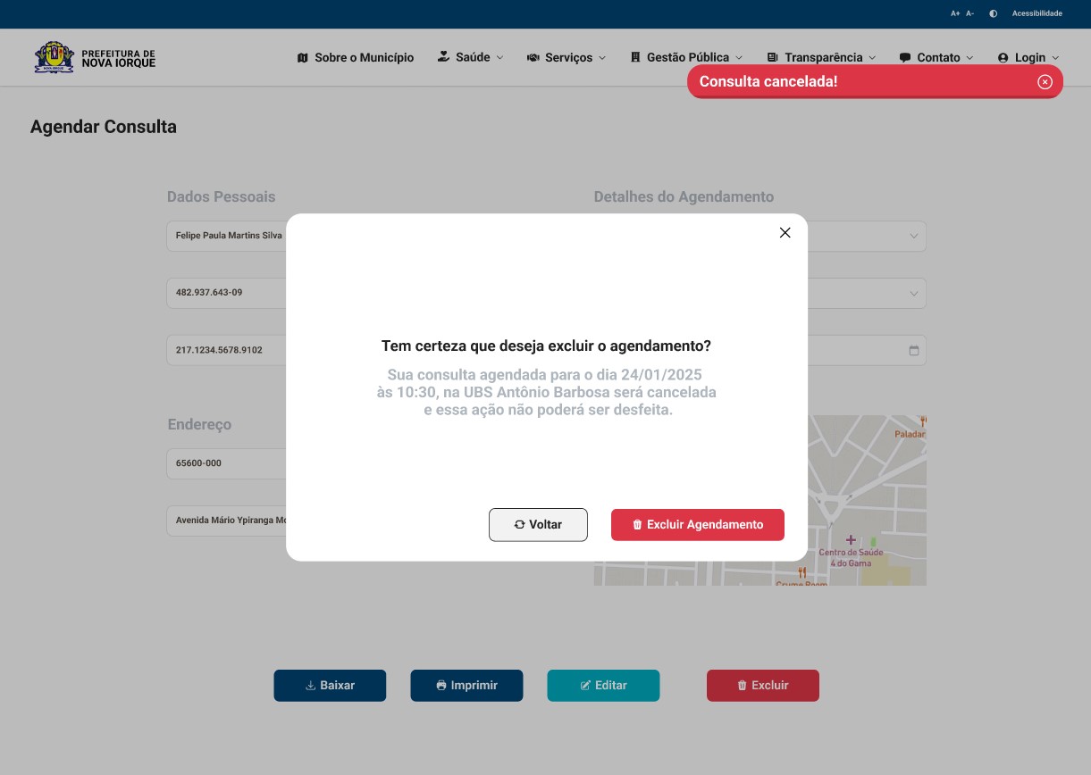 modal de cancelamento